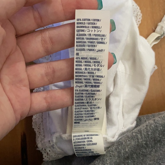 NWOT~ABERCROMBIE KIDS LACE BRALETTE ~ GIRLS XL - Picture 4 of 5